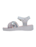 Sandalia Niña con Plataforma y Tiras Glitter Holográfico - GEORGIE BOY