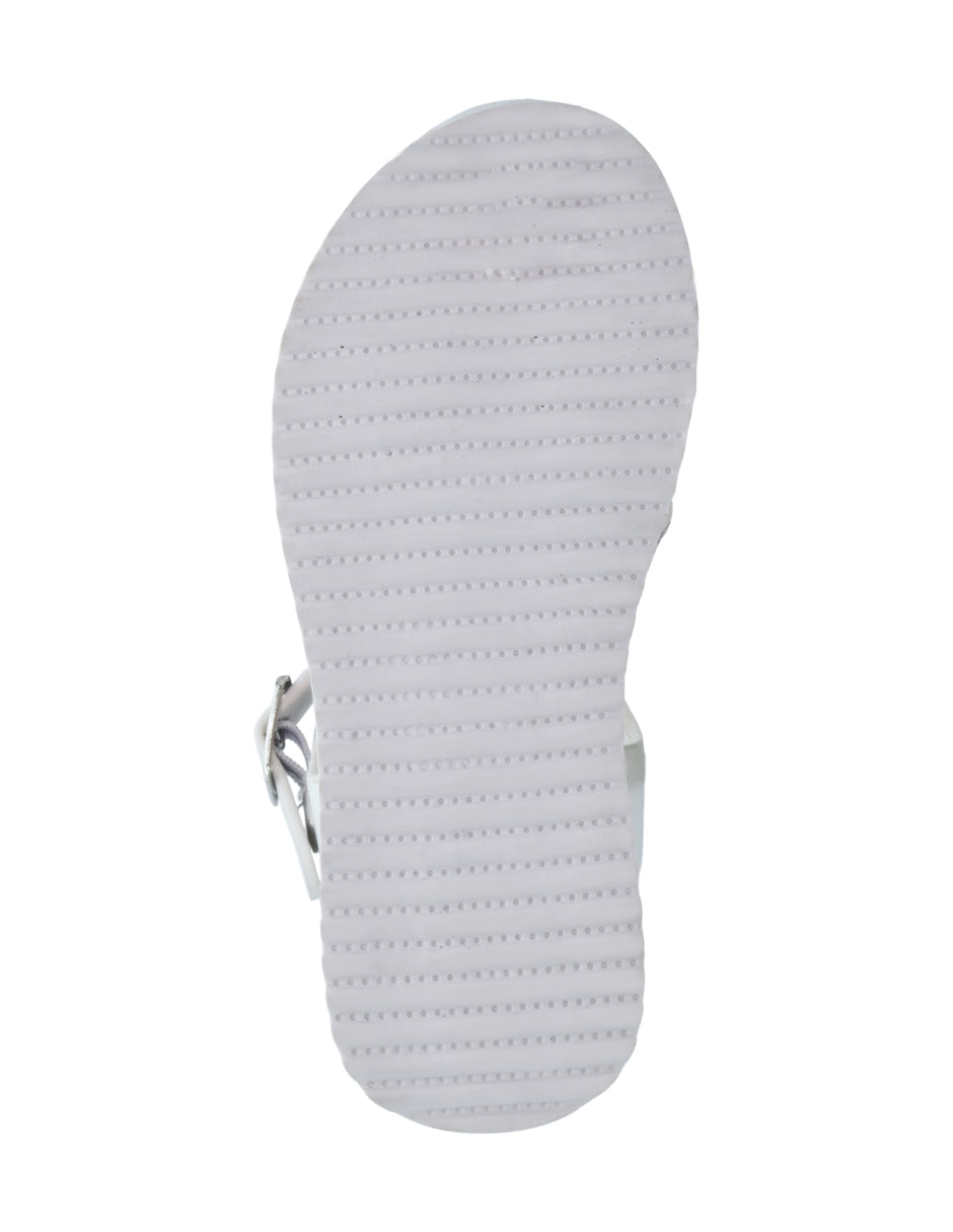 Sandalia Niña con Plataforma y Tiras Glitter Holográfico - GEORGIE BOY