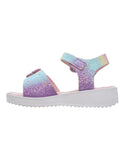 Sandalia Niña Glitter Corazones con Plataforma Suave- GEORGIE BOY