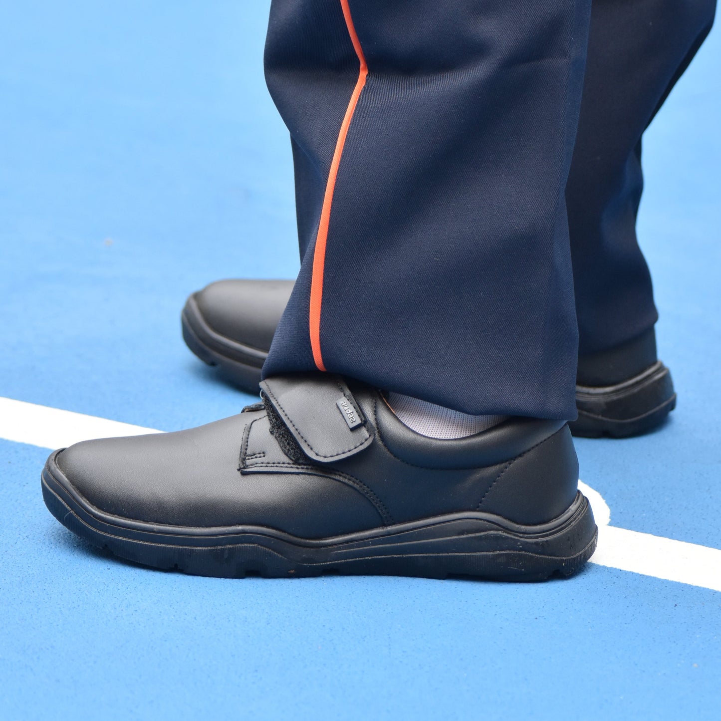 Audaz Zapato Escolar Niño Con Velcro