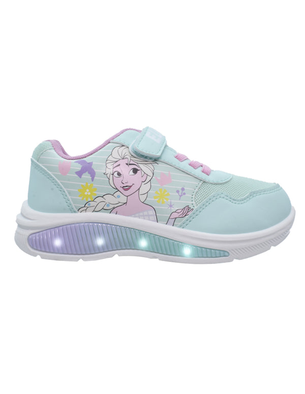 Tenis Niña Elsa con Luces LED y Cierre de Velcro - GEORGIE BOY