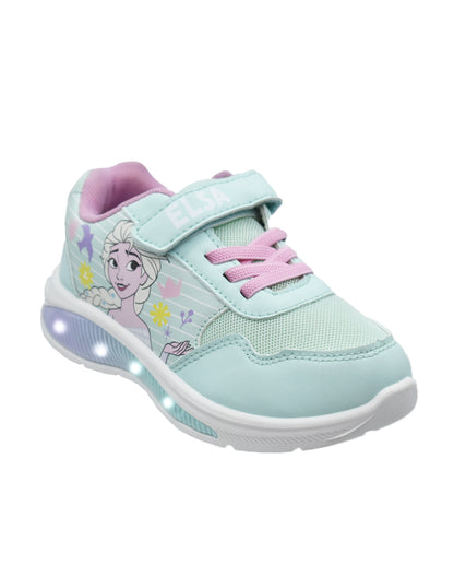 Tenis Niña Elsa con Luces LED y Cierre de Velcro - GEORGIE BOY