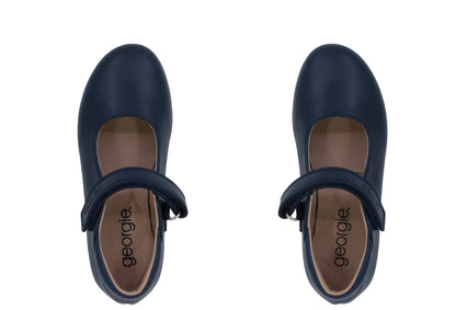 Zapato Niña Escolar  Velcro Georgie