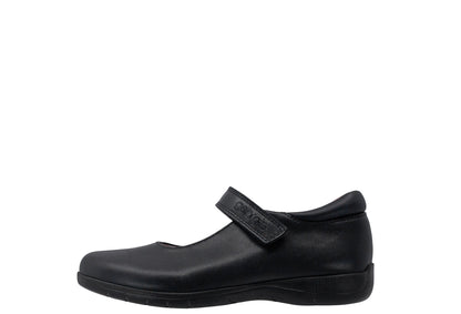 Zapato Escolar Niña Tipo Bailarina Negro