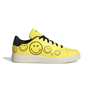 Tenis Niño Advantage Smiley J Amarillos- ADIDAS