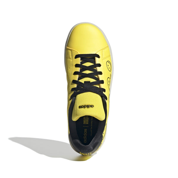 Tenis Niño Advantage Smiley J Amarillos- ADIDAS