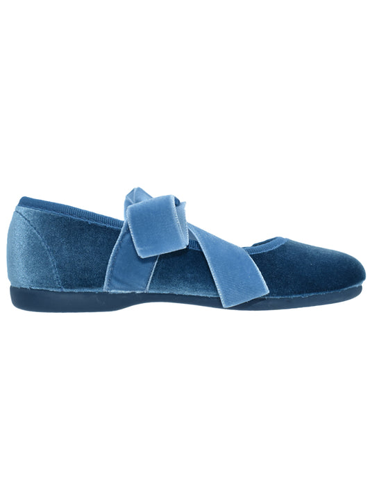 Zapato Niña / Salón Lazo/Terci Azul -Tokolate