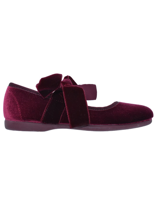 Zapato Niña / Salón Lazo/Terci Rojo -Tokolate