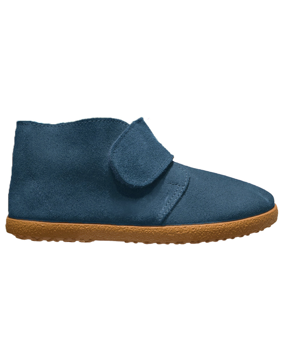Botín Safari Pekis Azul con Velcro para Niño