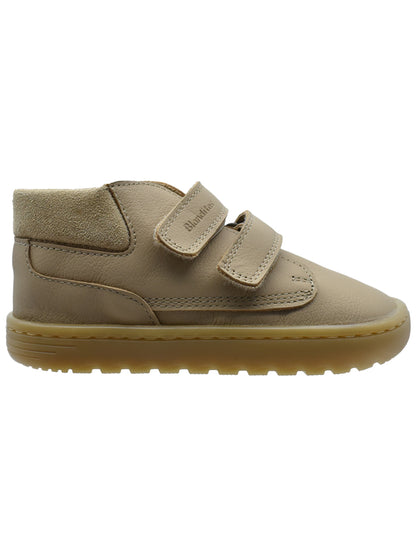 Zapato Barefoot Unisex Botita Dos Velcros Café -Blanditos