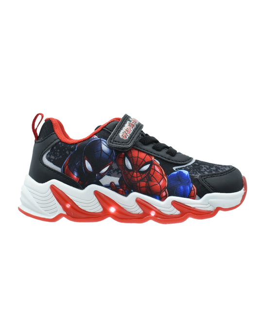 Tenis Niño Spider-Man con Luces LED y Suela Flama- GEORGIE BOY