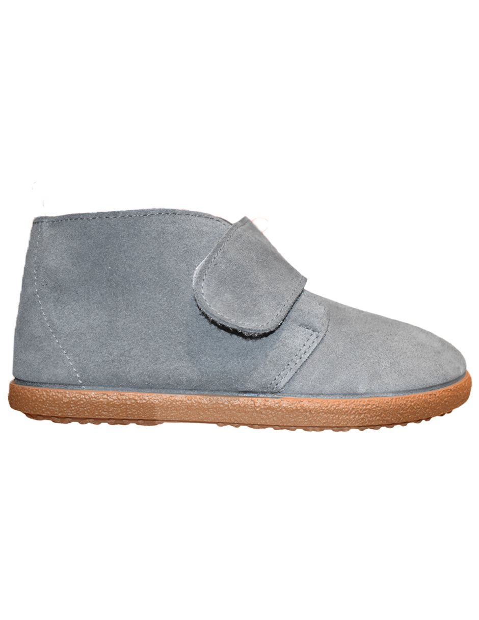 Zapato Niño Botin Safari Velcr Gris -Pekis