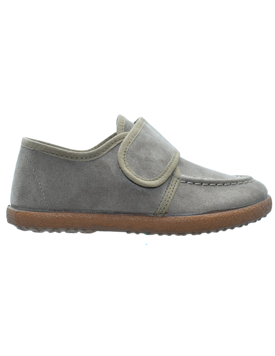 Zapatos Náutico Pekis en Serratex Gris para Niño
