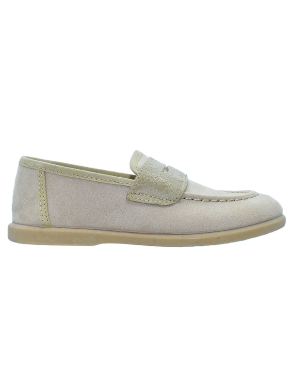 Zapatos Pekis en Serratex Camello para Niño