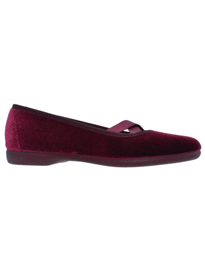 Zapato Niña/Balerina Resorte C Rojo -Tokolate