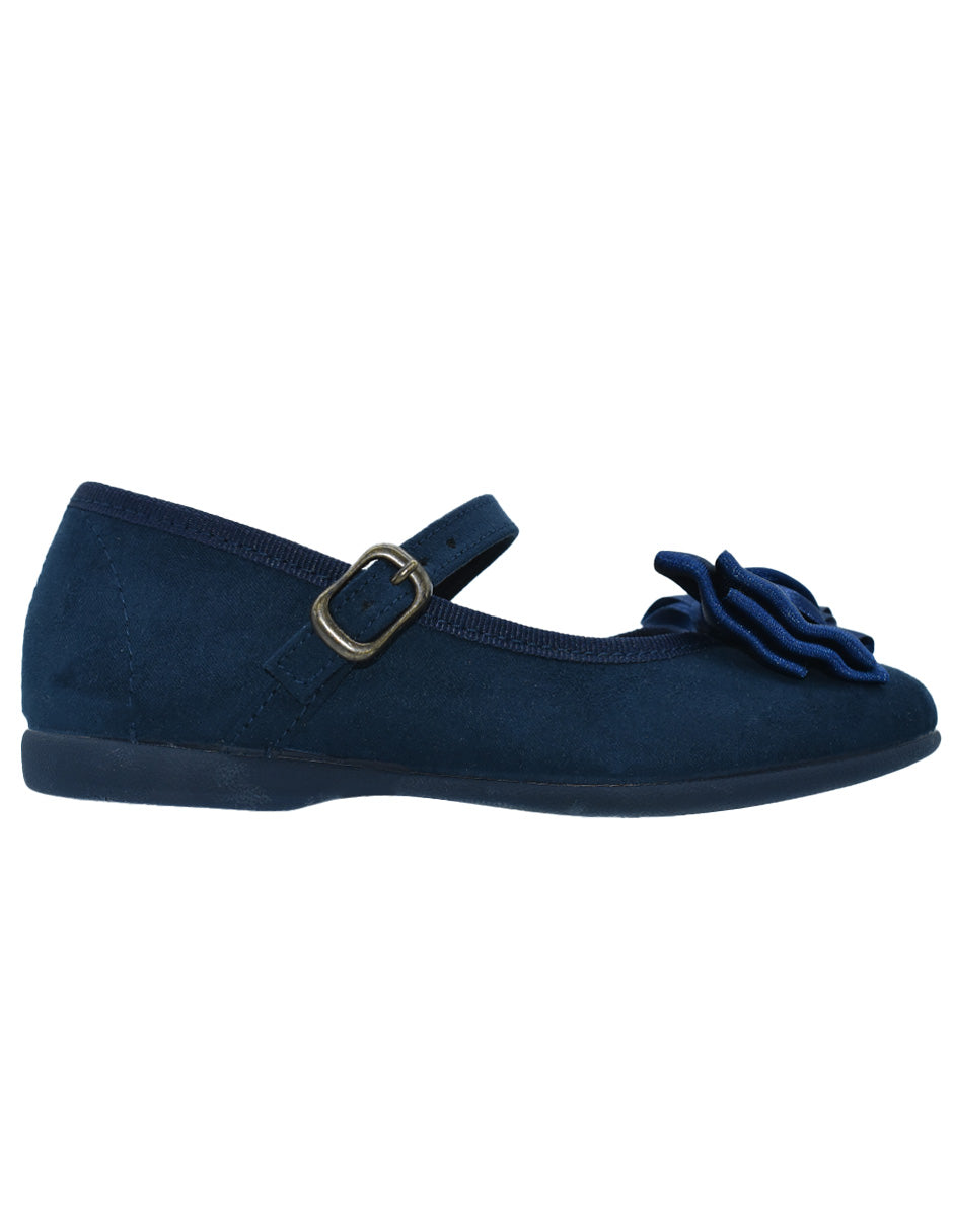 Zapato Niña/Hebilla Moño/Serra Azul -Pekis