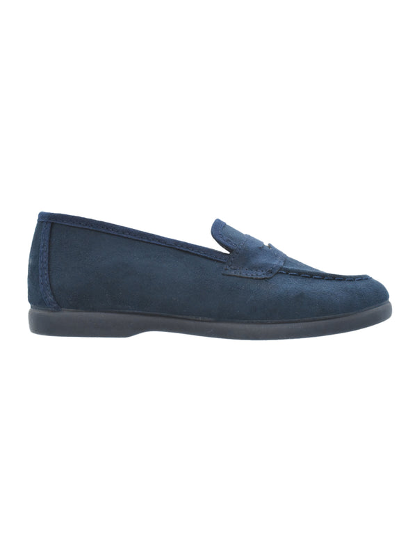 Mocasines Tokolate en Serratex Azul con Antifaz para Niño
