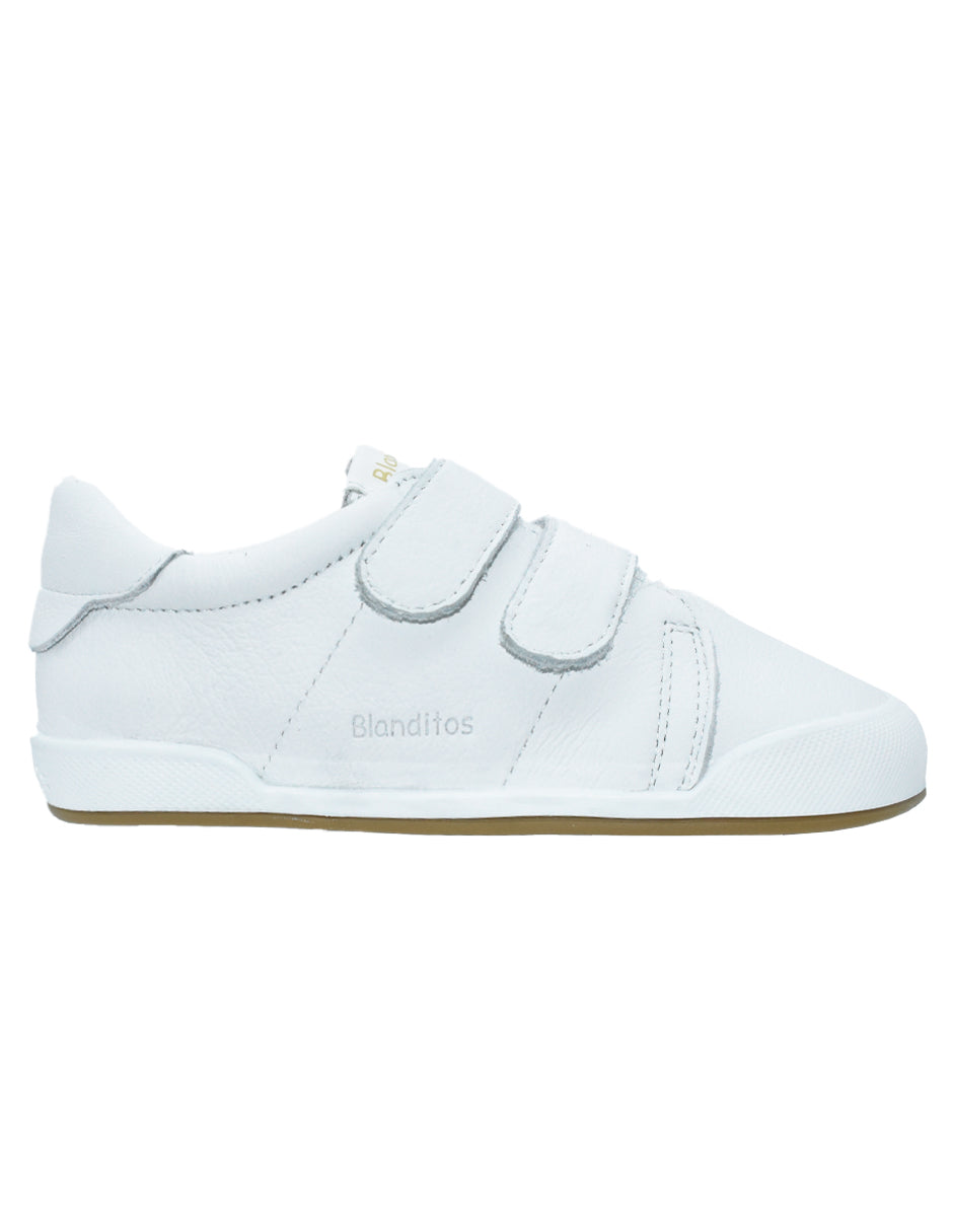 Zapato Barefoot Unisex Deportivo Suela Baja Blanco -Blanditos