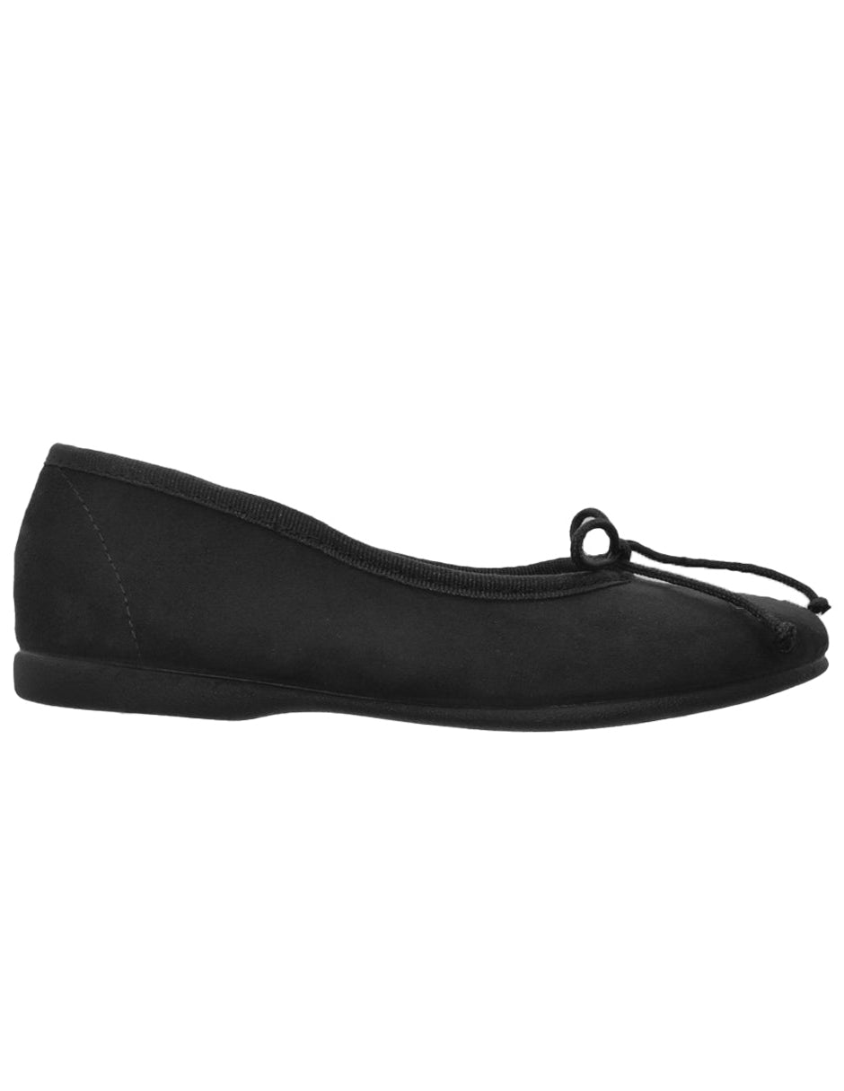 Zapato Niña/Balerina Cordon/Se Negro -Pekis