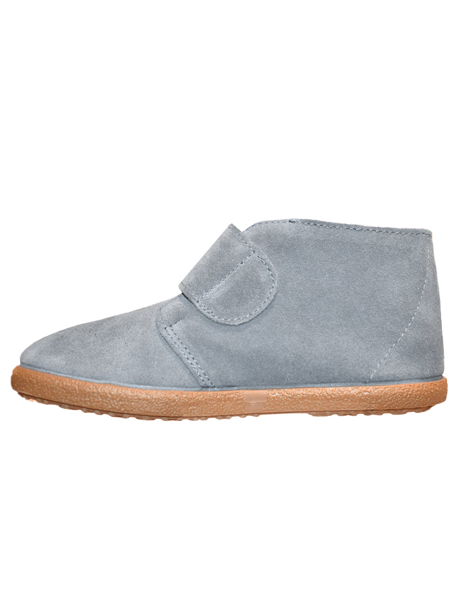 Zapato Niño Botin Safari Velcr Gris -Pekis