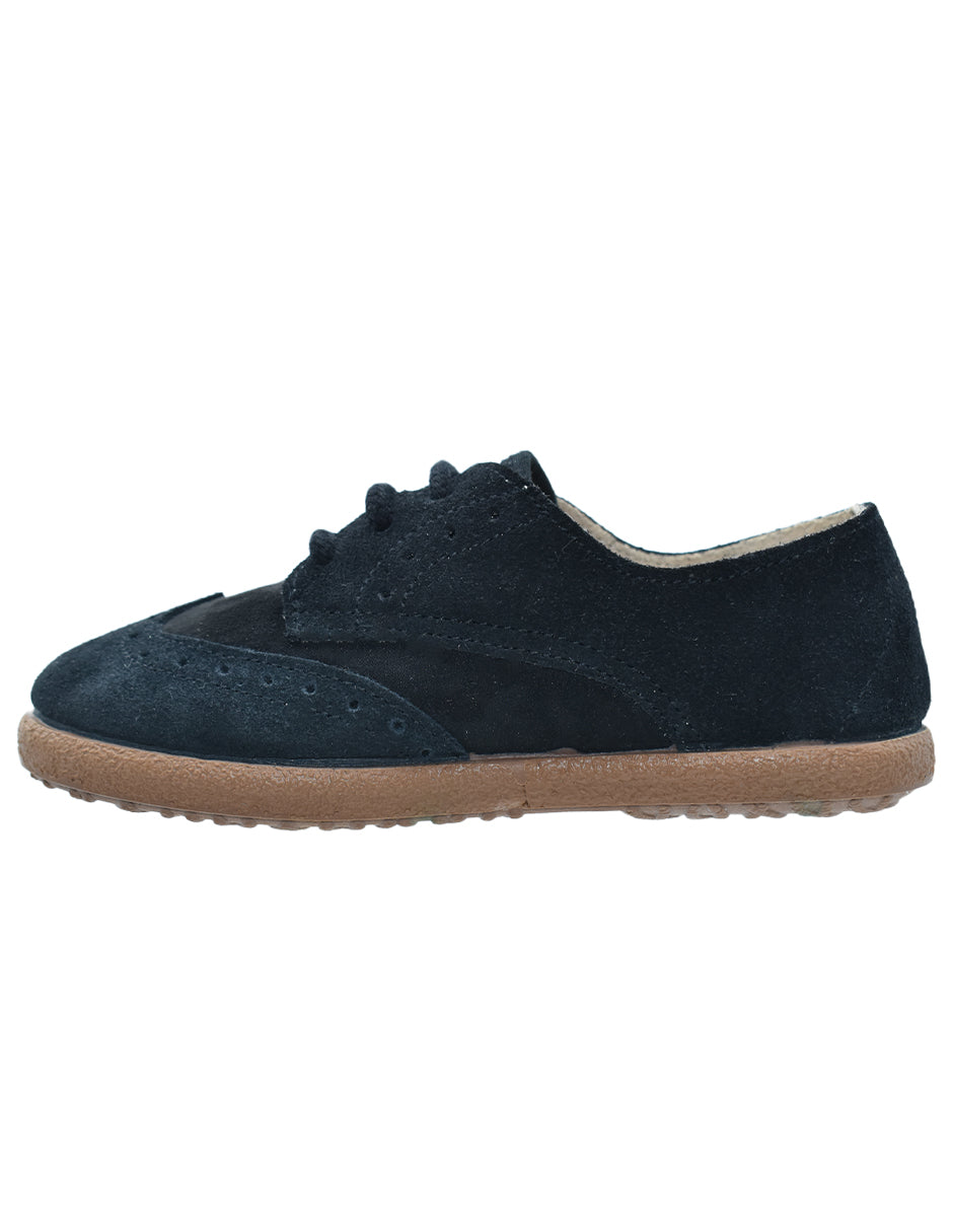 Zapatos de Vestir Pekis Azul Marino para Niño