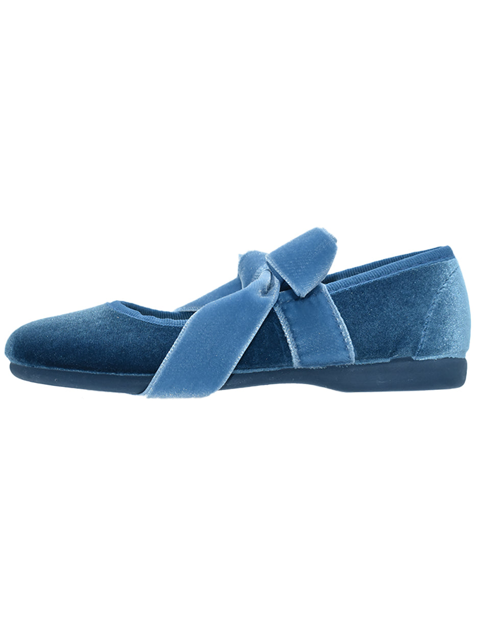 Zapato Niña / Salón Lazo/Terci Azul -Tokolate