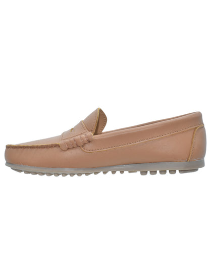 Mocasines Belinos Cuero con Antifaz para Niño