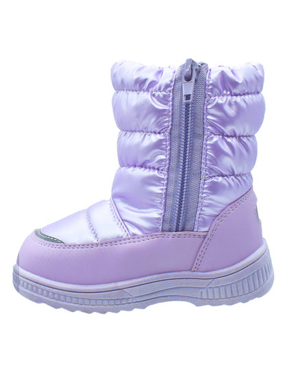 Bota Baja Georgie Boy Violeta con Forro Borrega para Niña