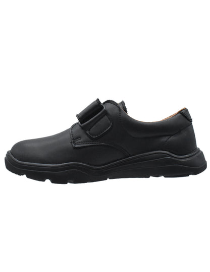 Zapatos Escolar  Coqueta Negros con Velcro para Niño