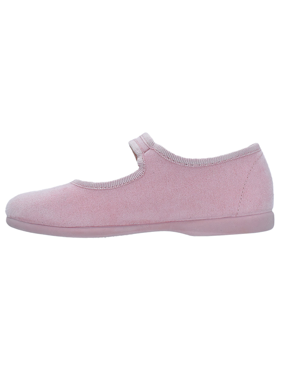 Zapato Niña/ Merceditas Correa Rosa -Tokolate