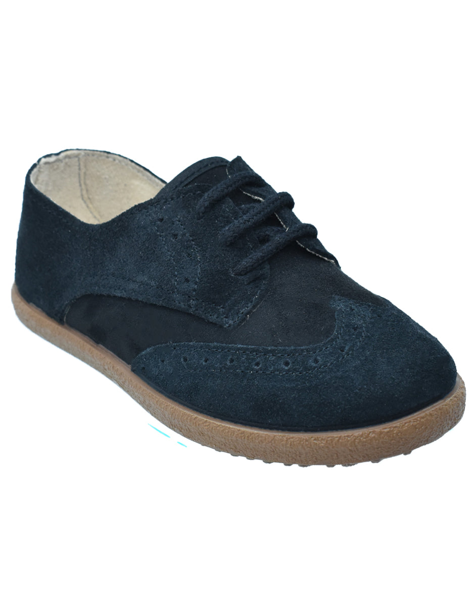 Zapatos de Vestir Pekis Azul Marino para Niño