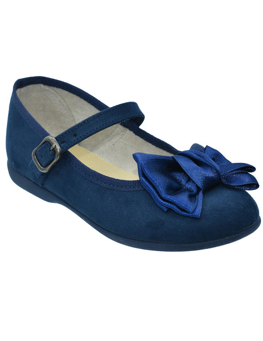 Zapato Niña/Hebilla Moño/Serra Azul -Pekis