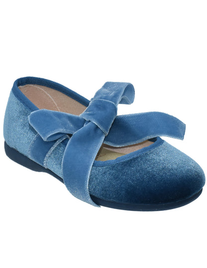 Zapato Niña / Salón Lazo/Terci Azul -Tokolate