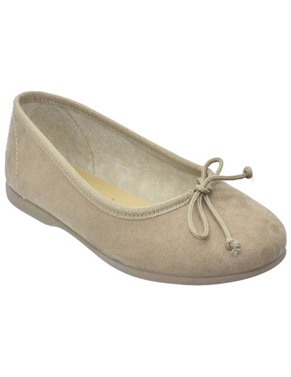 Zapato Niña/Balerina Cordón/Se Café -Pekis