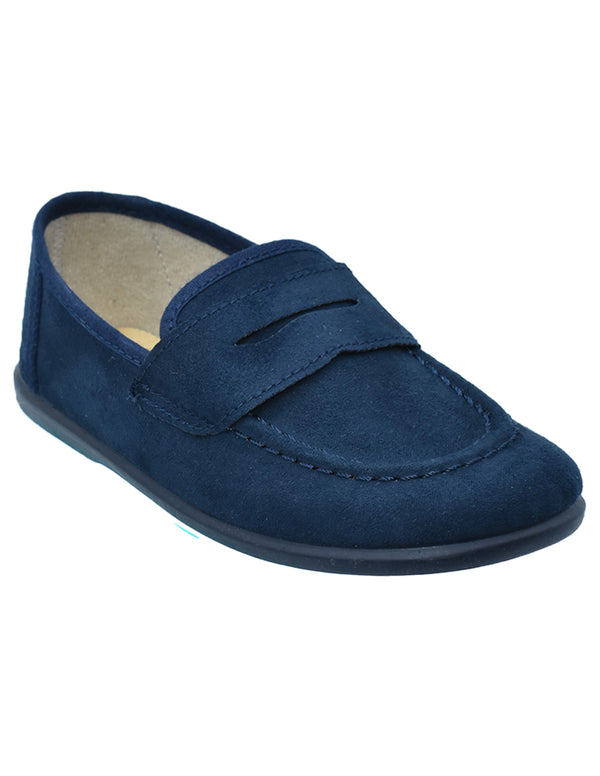 Zapatos Pekis en Serratex Azul para Niño