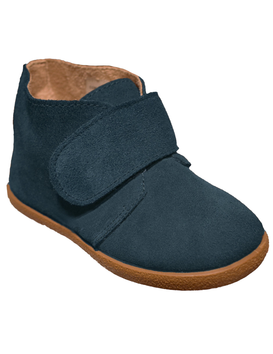 Zapato Niño Botin Safari Velcr Azul -Pekis
