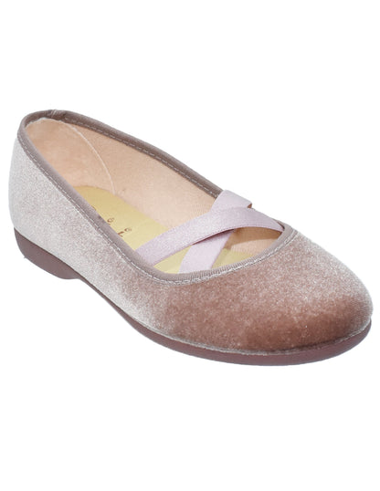 Zapato Niña/Balerina Resorte C Rosa -Tokolate