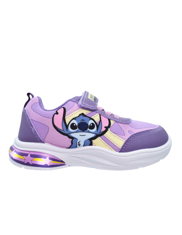 Tenis Niña Stitch Estrellas con Luces LED y Velcro- GEORGIE BOY