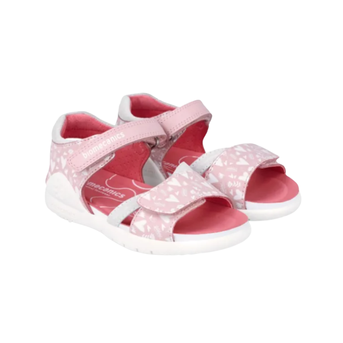 Biomecanics Sandalia Niña Velcro Corazones