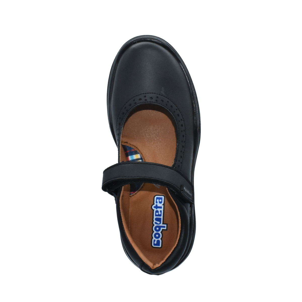Coqueta Zapato Escolar Niña Velcro Ajustable