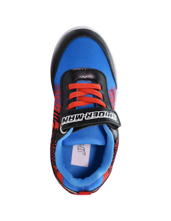 Tenis Niño Spider-Man con Luces LED y Velcro Ajustable- GEORGIE BOY