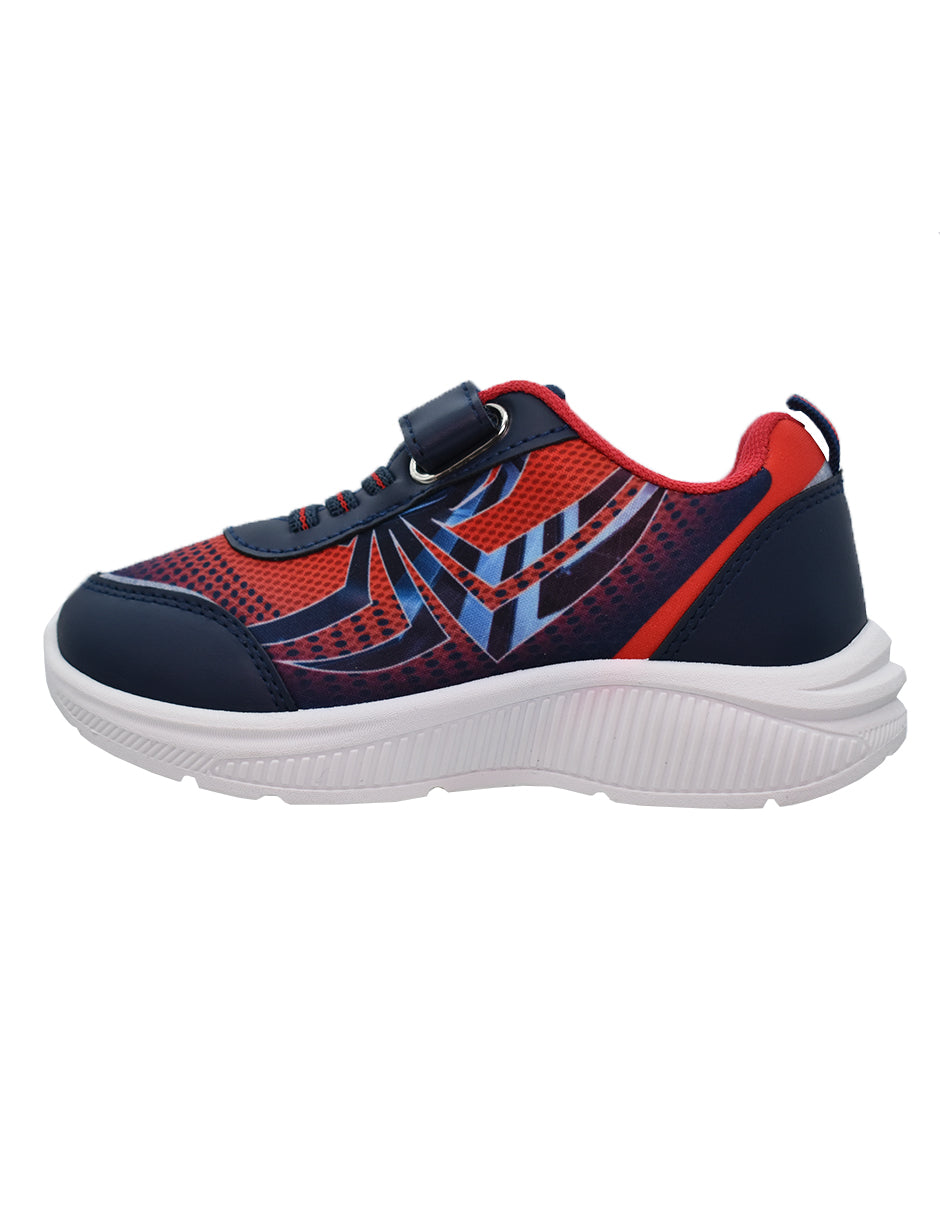 Tenis Niño Spider-Man con Luces LED y Velcro- GEORGIE BOY
