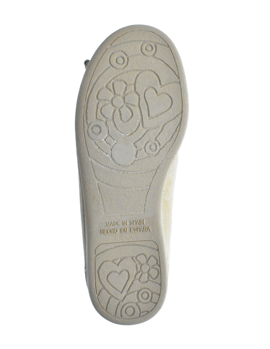 Zapato Niña/Balerina Cordón/Se Café -Pekis