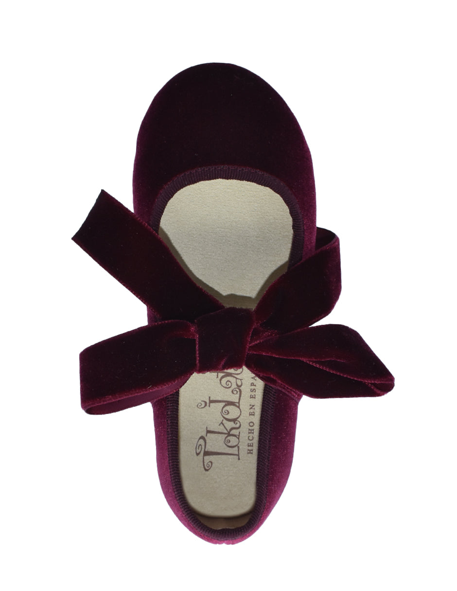 Zapato Niña / Salón Lazo/Terci Rojo -Tokolate