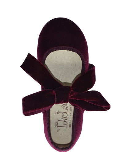 Zapato Niña / Salón Lazo/Terci Rojo -Tokolate