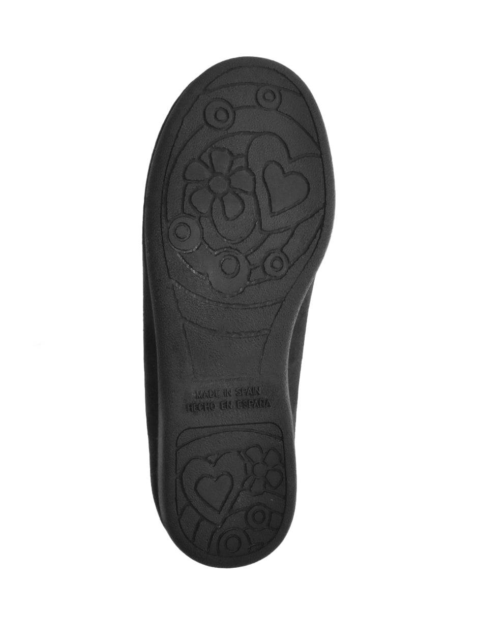 Zapato Niña/Balerina Cordon/Se Negro -Pekis