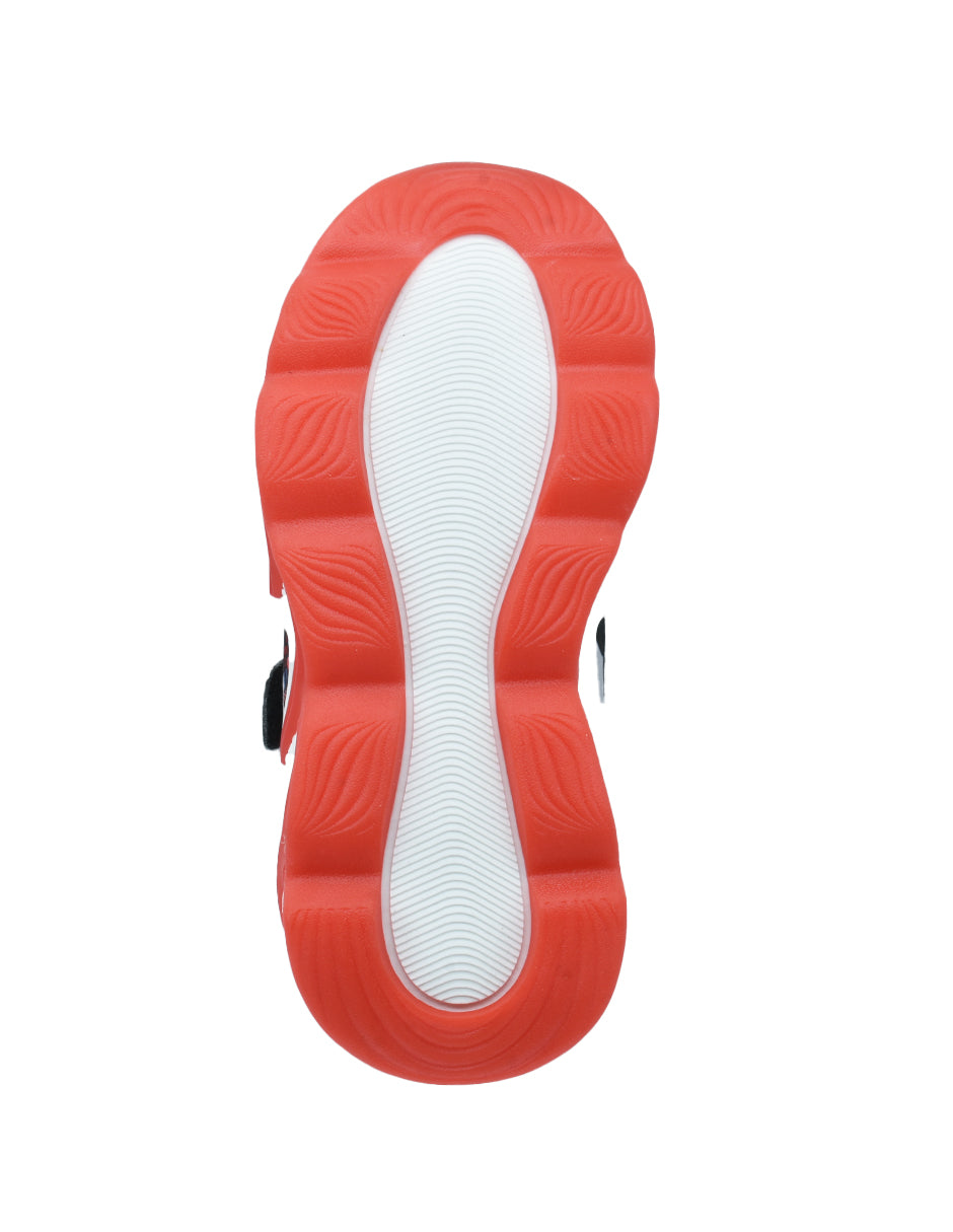 Tenis Niño Spider-Man con Luces LED y Suela Flama- GEORGIE BOY