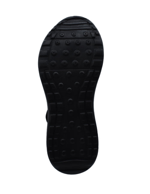 Zapato Escolar Vavito Negro Con Velcro para Niña