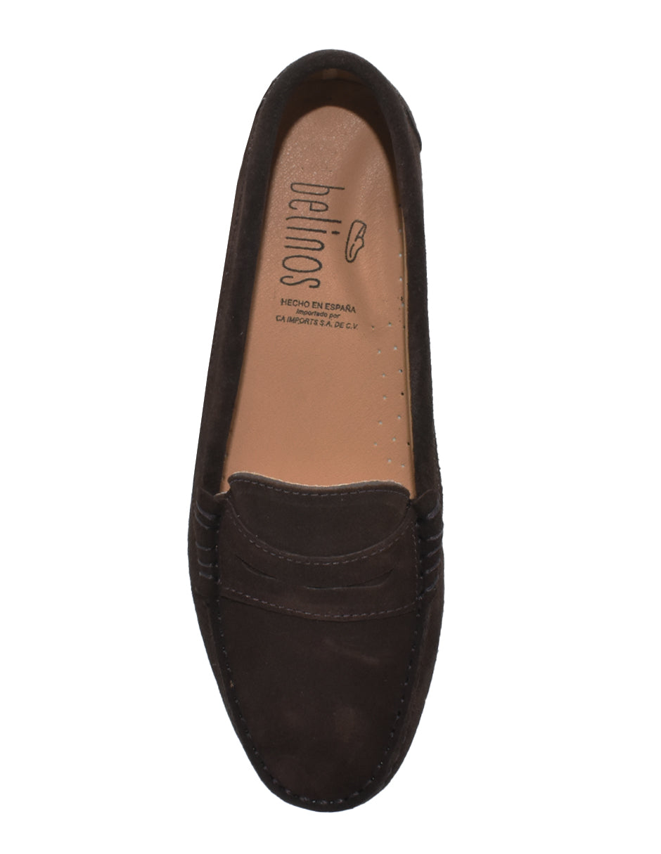 Mocasines Belinos Marrón con Antifaz para Niño