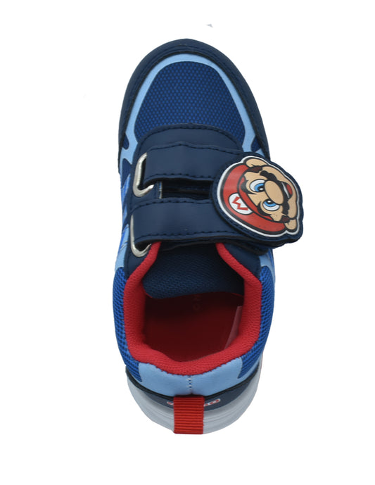 Tenis Niño Super Mario con Luces LED y Doble Velcro- GEORGIE BOY